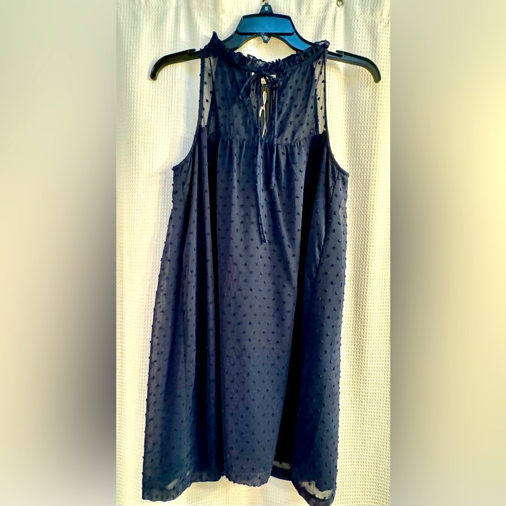 Black Swan Dress- Navy- Size small